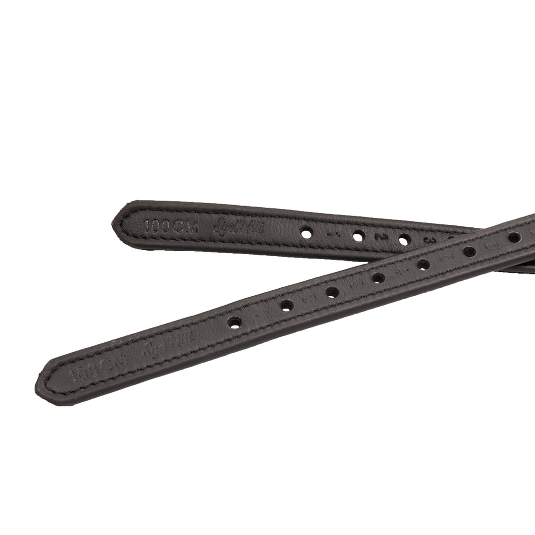 Syd Hill Junior 3/4" Soft Leather Stirrup Leathers with Nylon Insert