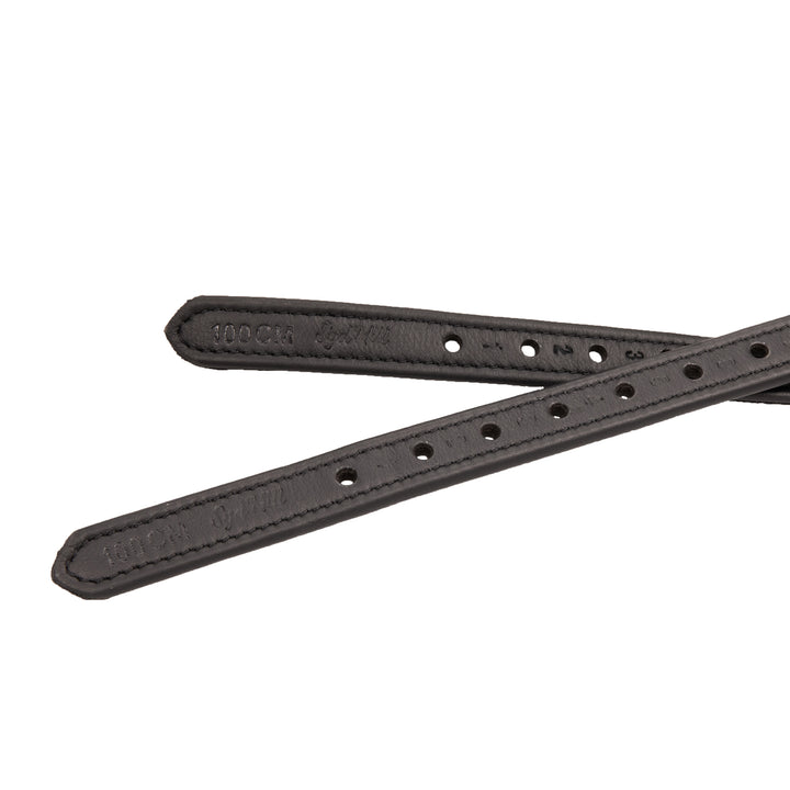 Syd Hill Junior 3/4" Soft Leather Stirrup Leathers with Nylon Insert