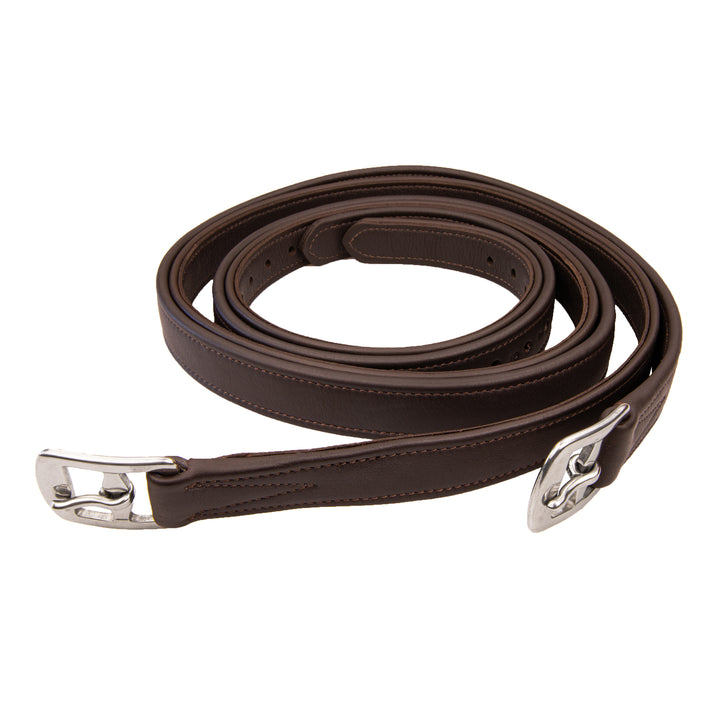 Syd Hill Soft Leather Stirrup Leathers with Nylon Insert
