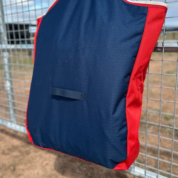 AE Hay Bag Feeder | Navy Red