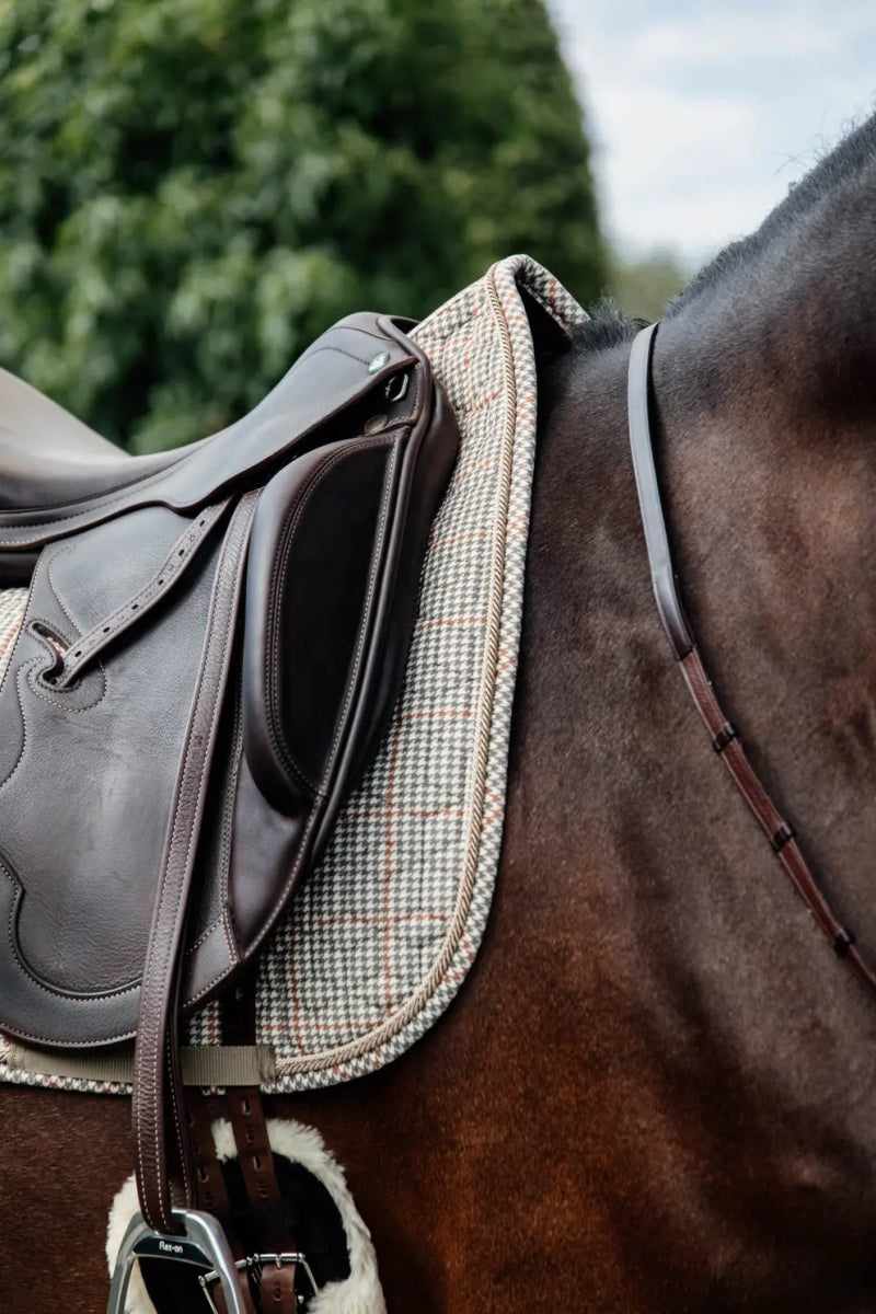 Pied de Poule Saddle Pad | Kentucky Horsewear - Active Equine