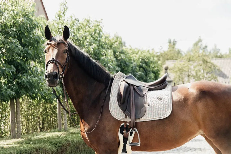 Pied de Poule Saddle Pad | Kentucky Horsewear - Active Equine