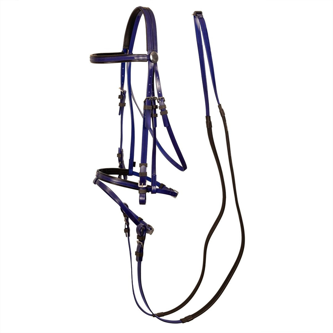 Syd Hill PVC Hanovarian Bridle with Reins - Active Equine