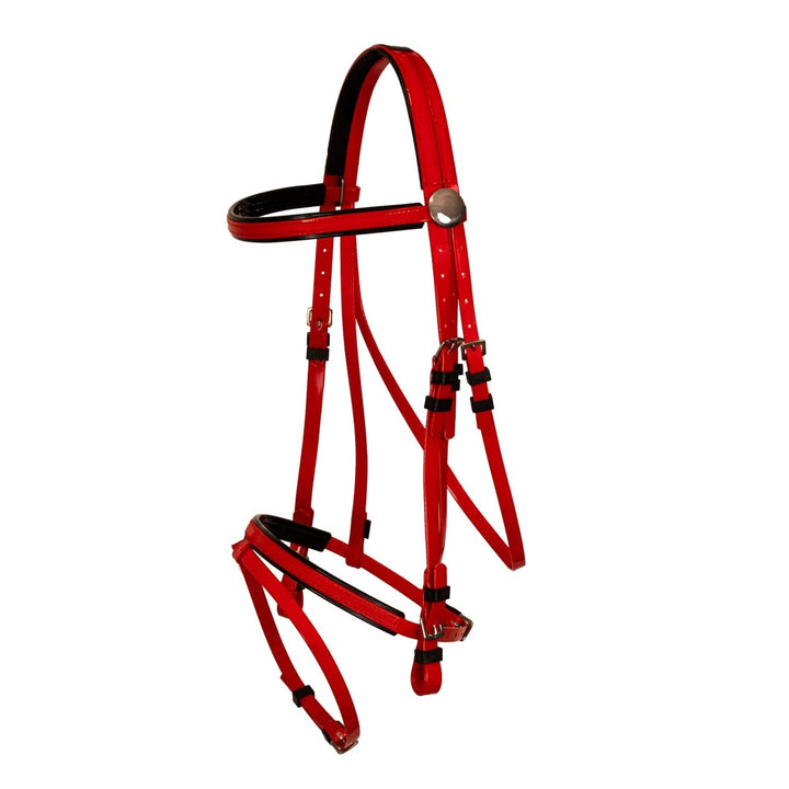 Syd Hill PVC Hanovarian Bridle with Reins - Active Equine