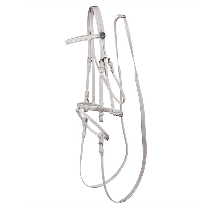 Syd Hill PVC Hanovarian Bridle with Reins - Active Equine