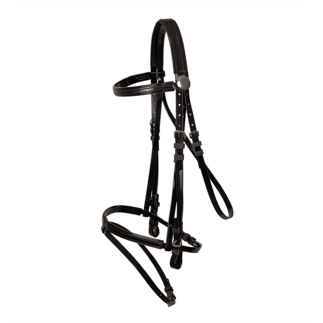 Syd Hill PVC Hanovarian Bridle with Reins - Active Equine