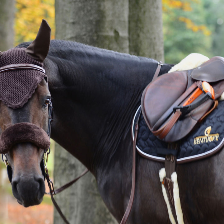 Sheepskin Noseband Set Equine Therapy | Kentucky Horsewear - Active Equine