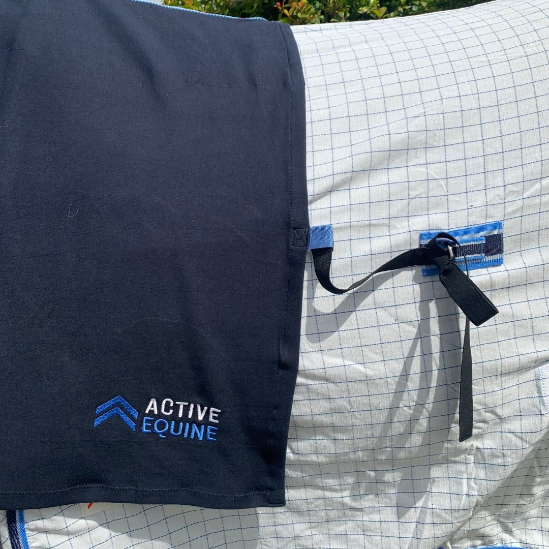 Cotton Stretch Horse Hood (with zip) | Active Equine - Active Equine