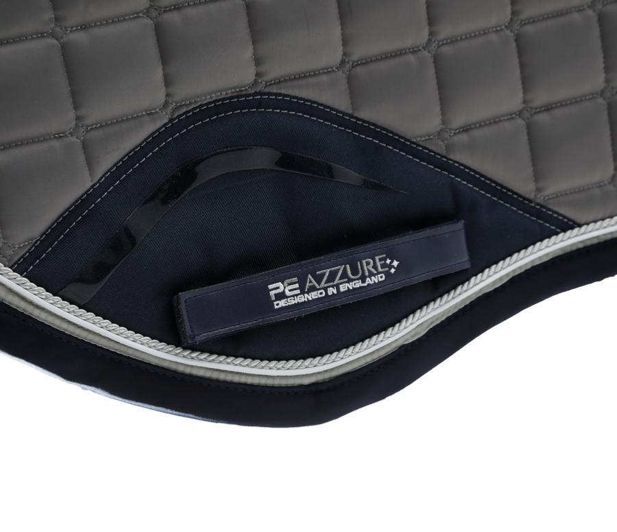 PEI Azzure Anti-Slip Satin Jump Saddle Pad + BONUS Bag - Active Equine