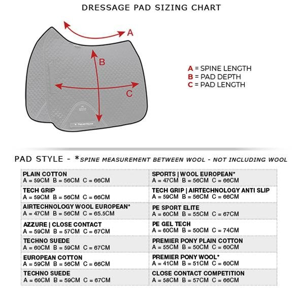 PEI Azzure Anti-Slip Satin Square Saddle Pad + BONUS Bag - Active Equine