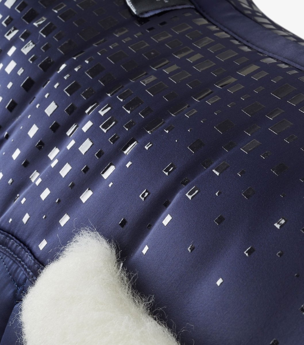PEI Capella Anti-Slip Wool Dressage Satin Saddle Pad + BONUS Bag - Active Equine