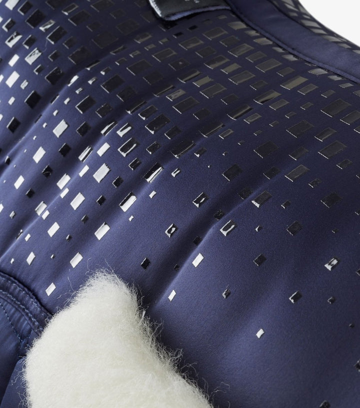 PEI Capella Anti-Slip Wool Dressage Satin Saddle Pad + BONUS Bag - Active Equine