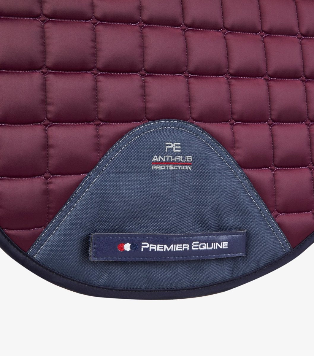 PEI Capella Anti-Slip Wool Dressage Satin Saddle Pad + BONUS Bag - Active Equine