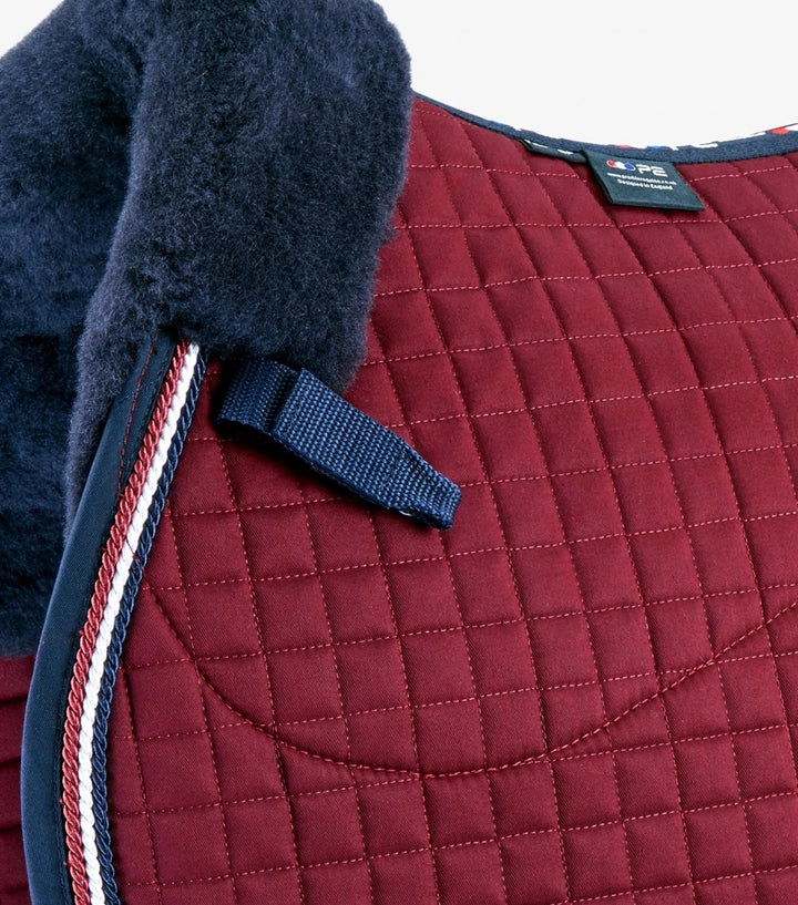 PEI Wool Half European Jump Square Saddle Pad + BONUS Bag - Active Equine