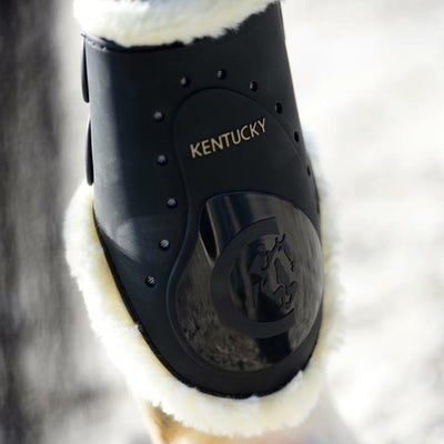 Sheepskin Fetlock Horse Boots Elastic | Kentucky Horsewear - Active Equine