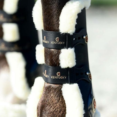 Sheepskin Tendon Horse Boots | Kentucky Horsewear - Active Equine