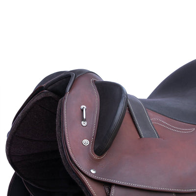 Syd Hill Barkley Stock Saddle with Swinging Fender, Leather - SHXP Adjustable Tree - Active Equine