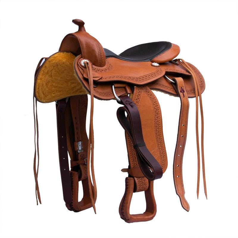 Syd Hill Byron Treeless Western Saddle - Active Equine