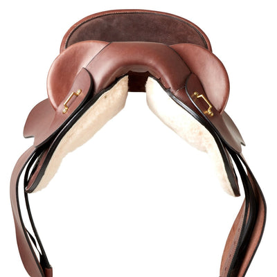 Syd Hill Custom Signature Half Breed Saddle, Leather - Non Adjustable Tree - Active Equine