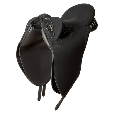 Syd Hill Premium Stock Saddle, Synthetic - SHX Adjustable Tree - Active Equine