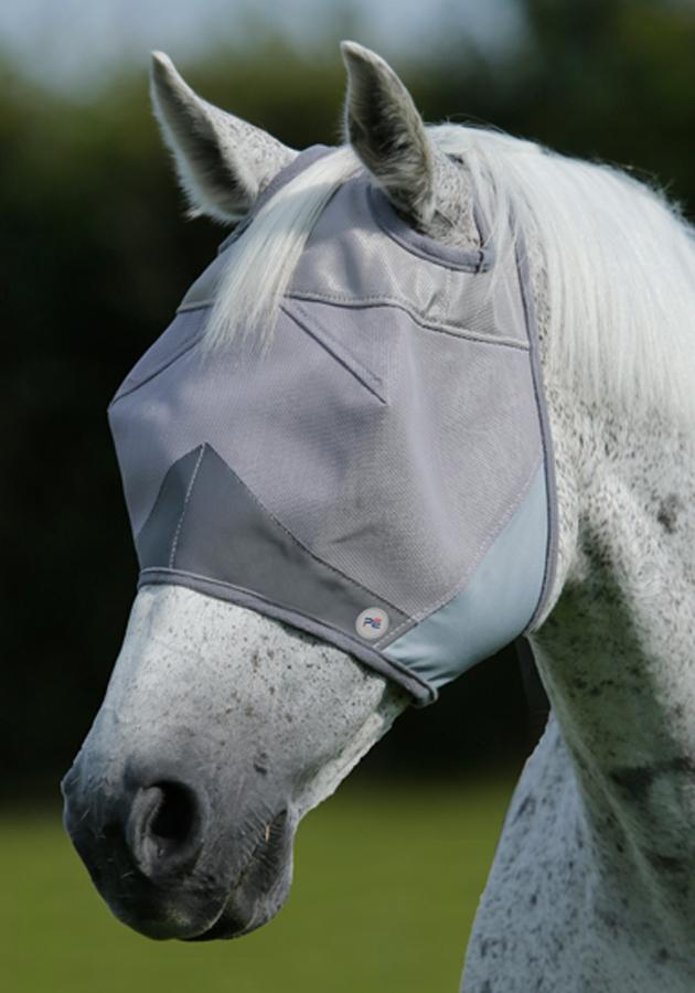 Horse Fly Masks - Mesh Fly Mask - Fly Masks For Horses - Horse Fly Veil With Ears - Horse Fly Mask With Nose - Active Equine