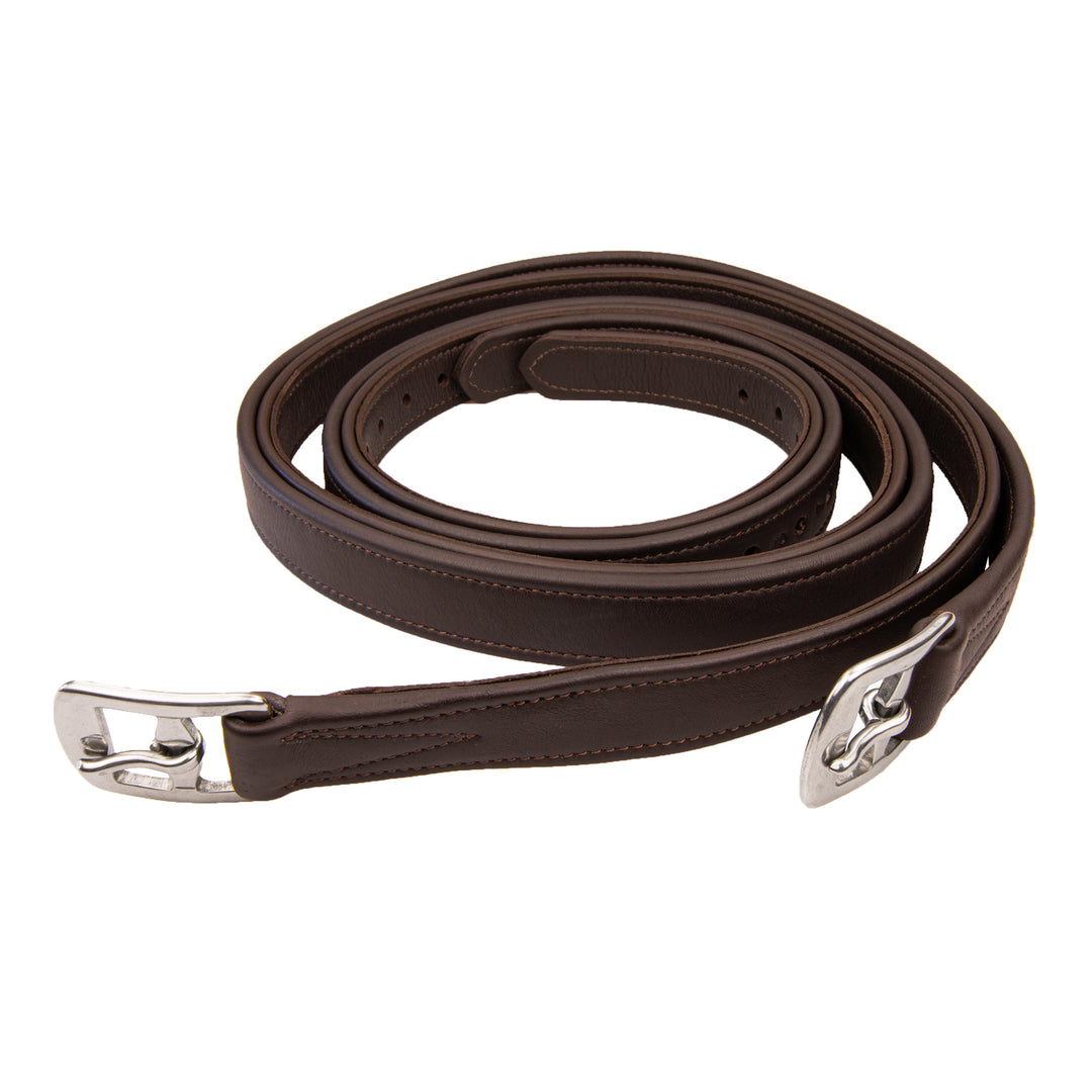Syd Hill Soft Leather Stirrup Leathers with Nylon Insert