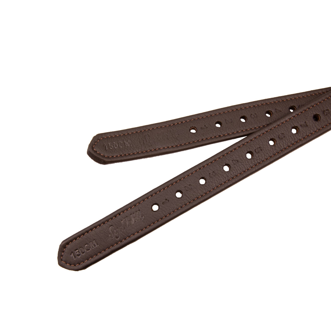 Syd Hill Soft Leather Stirrup Leathers with Nylon Insert