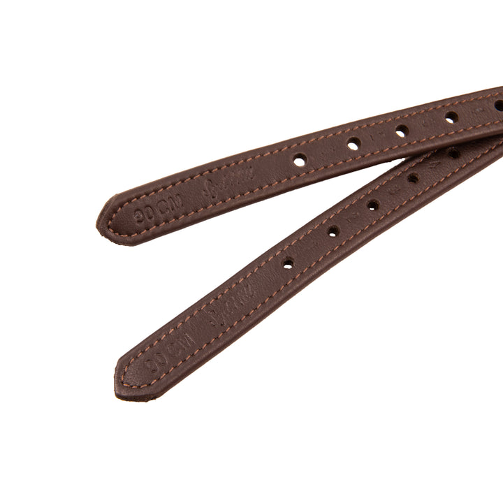 Syd Hill Junior 3/4" Soft Leather Stirrup Leathers with Nylon Insert