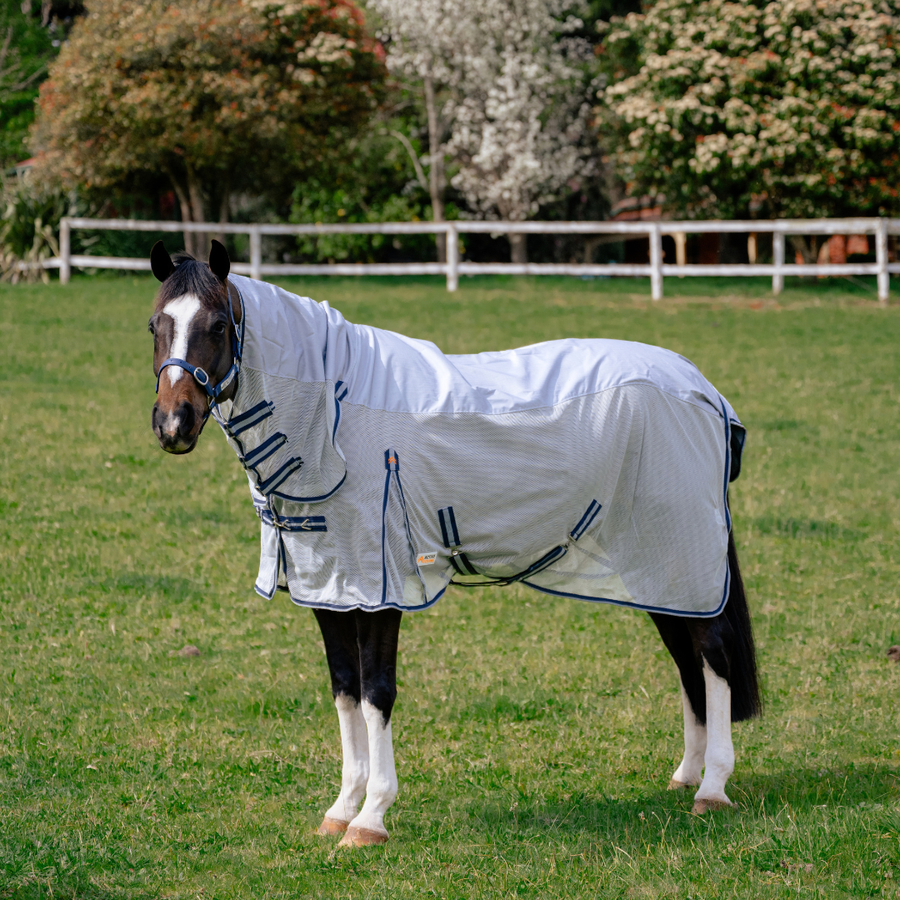 Hybrid Rainsheet Combo Rug 600D Grey | Active Equine - Active Equine