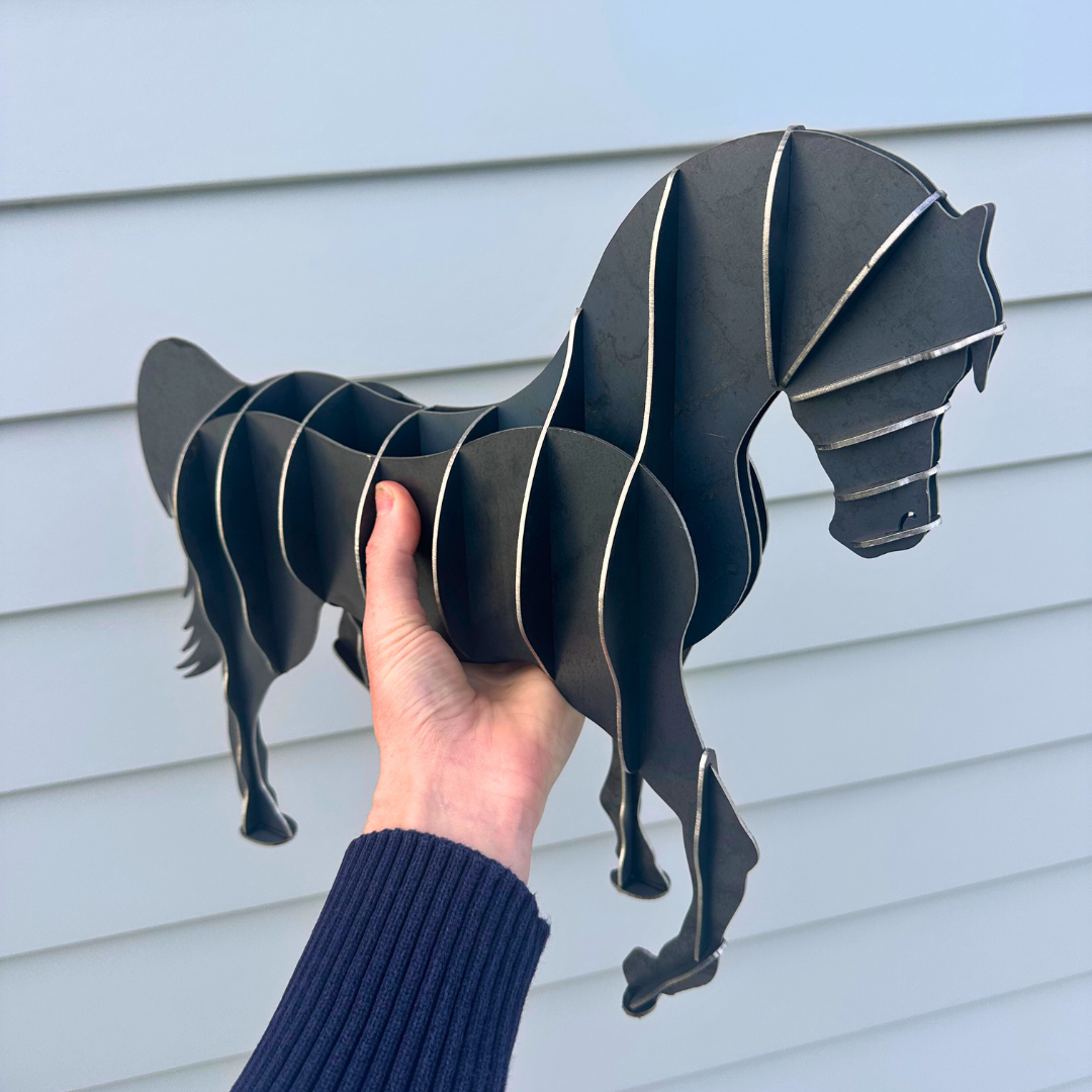 "Wild Spirit" Metal Horse Sculpture