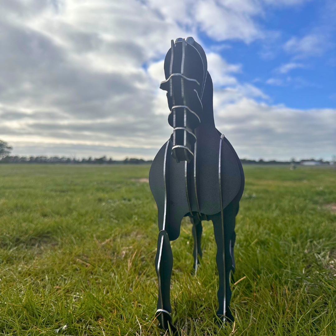 "Wild Spirit" Metal Horse Sculpture