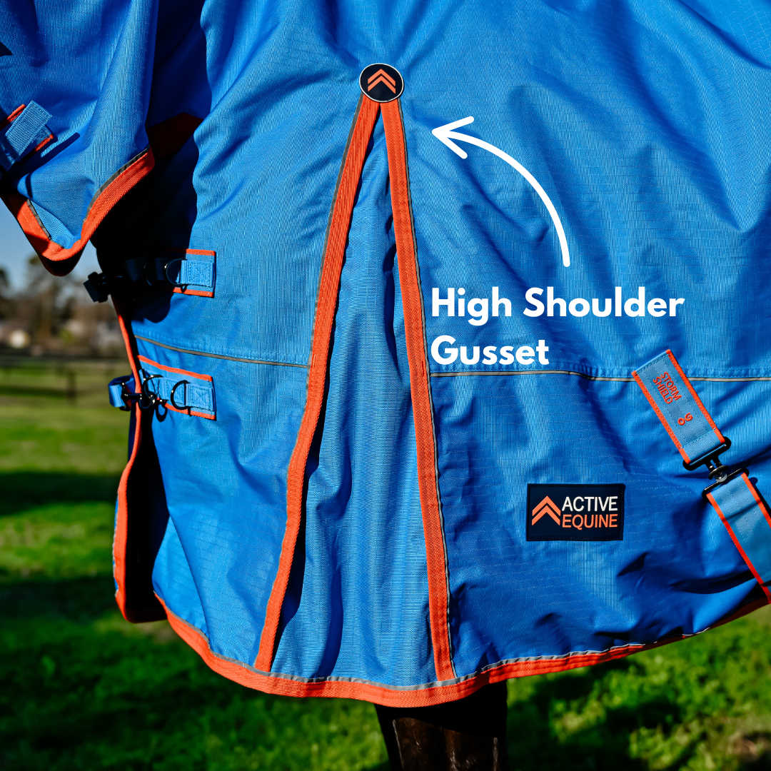 AE StormShield 0g Detachable Neck Rainsheet Combo - Active Equine