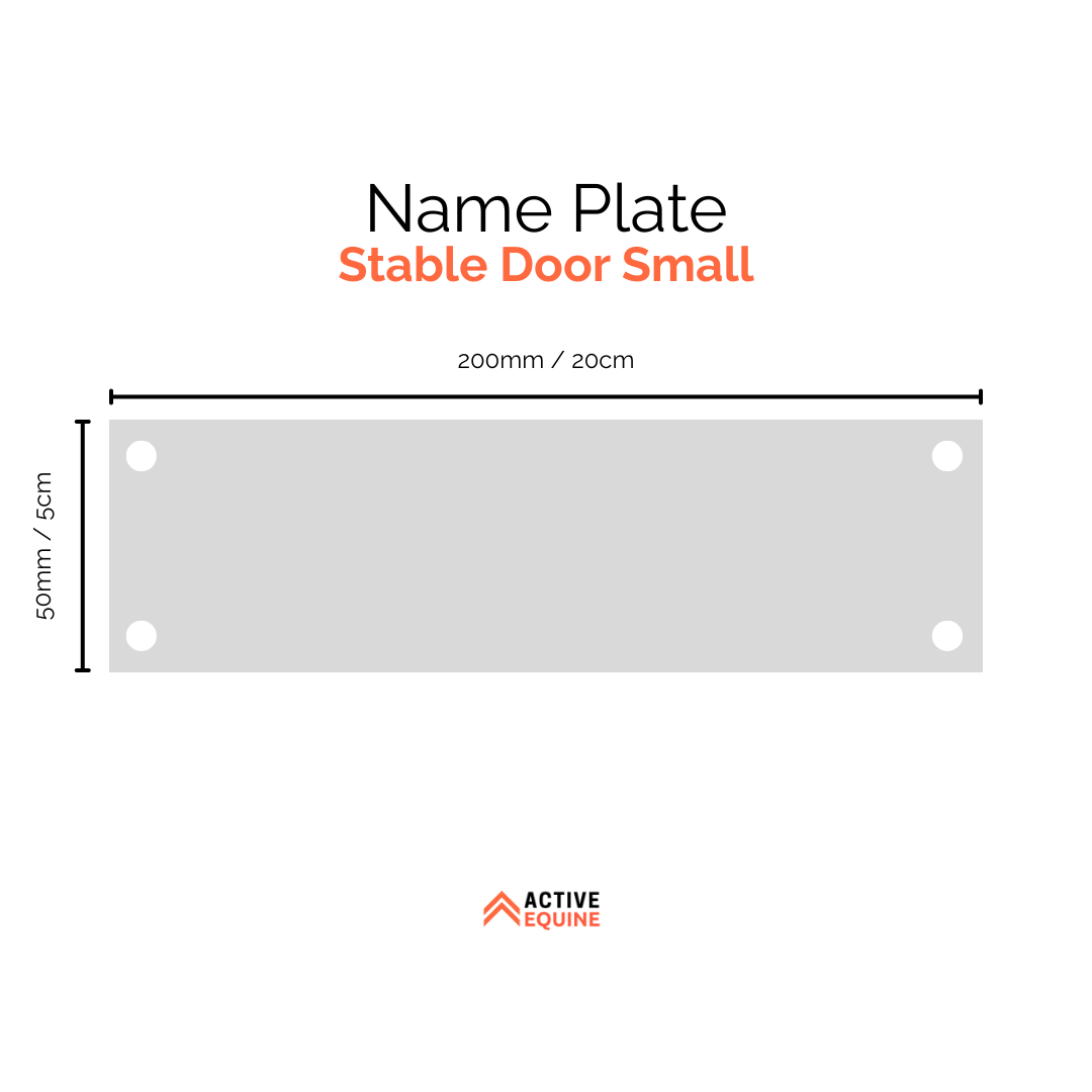 Engraved Stable Door Name Plate (Small)
