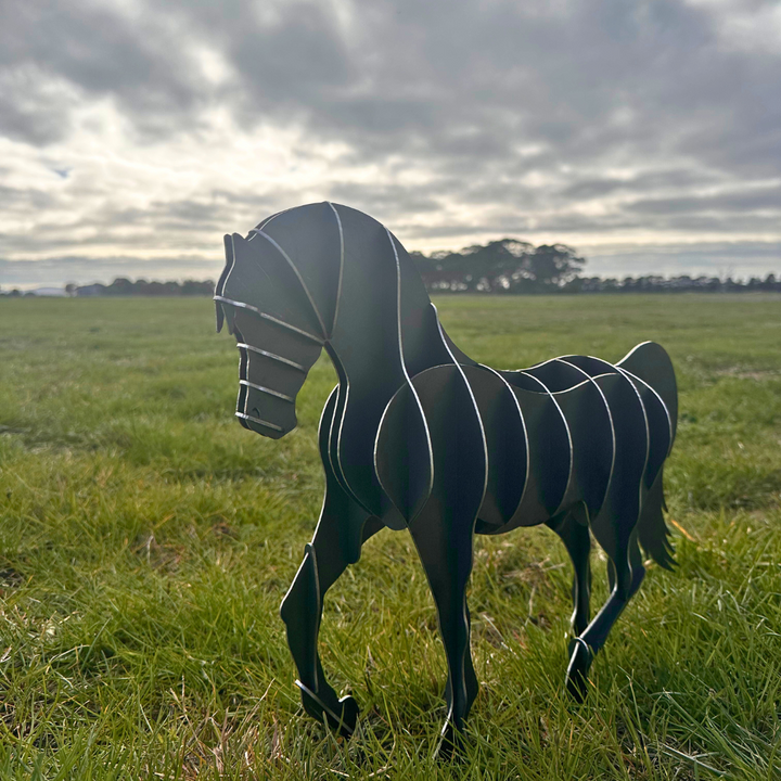 "Wild Spirit" Metal Horse Sculpture