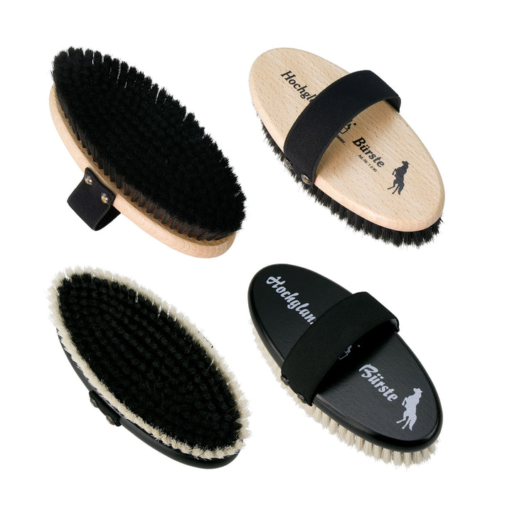 High Gloss Finishing Horse Brush (Natural)| Leistner - Active Equine