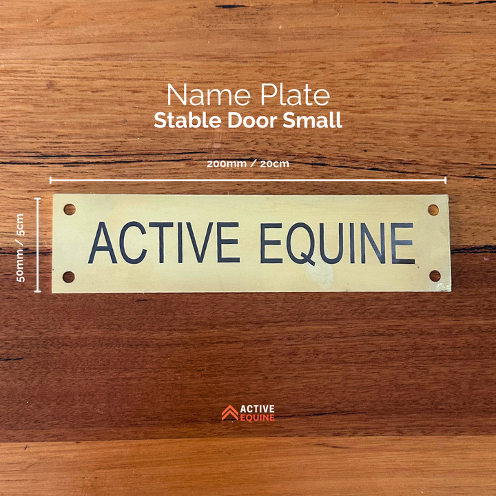 Engraved Stable Door Name Plate (Small)