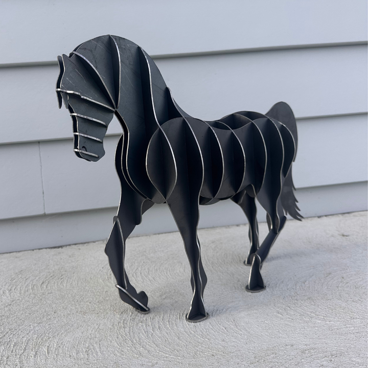 "Wild Spirit" Metal Horse Sculpture