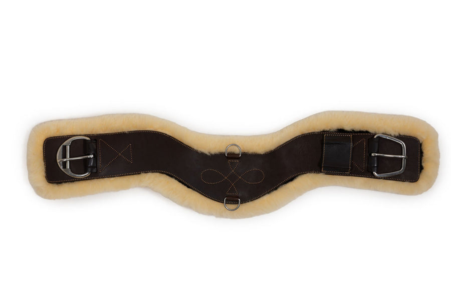 Syd Hill Shoulder Relief Cinch - Sheepskin Liner - Active Equine