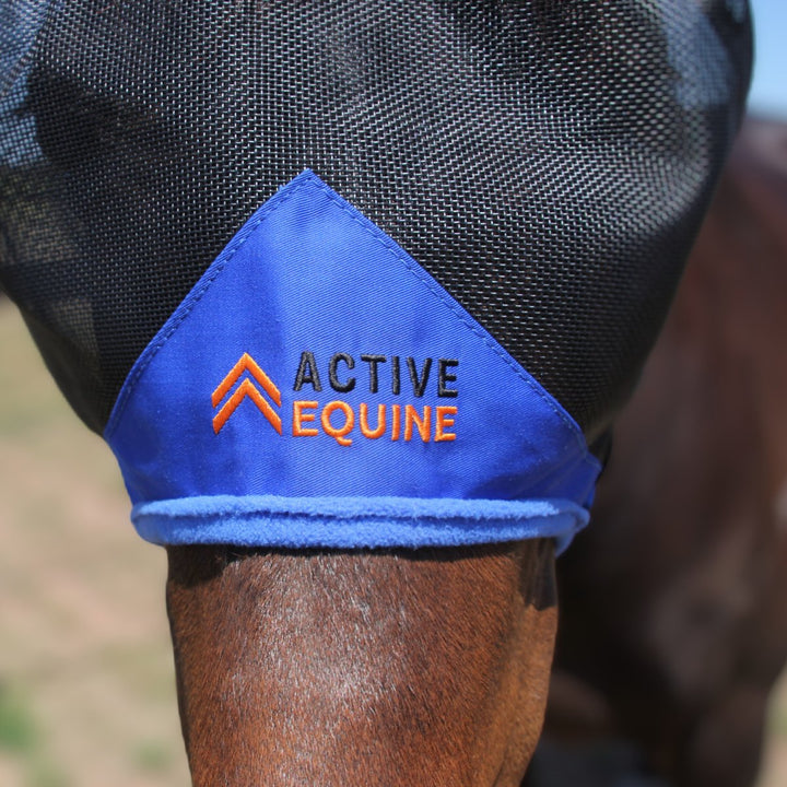 AE Deluxe Fly Mask (with ears) - Active Equine