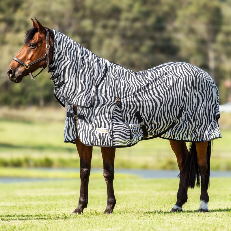 AE Zebra Fly Mesh Combo - Active Equine