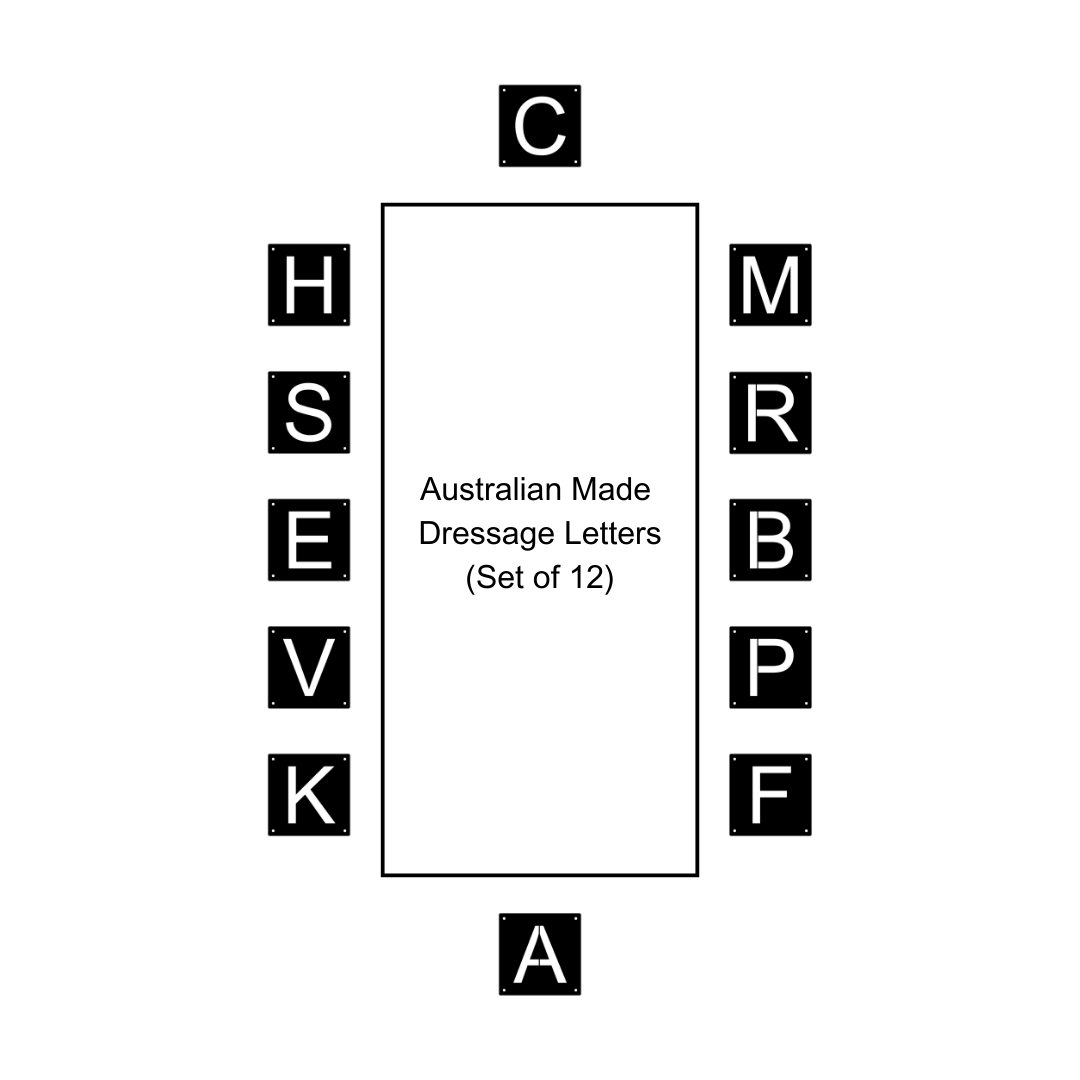 Australian Made Dressage Arena Markers / Letters - Active Equine