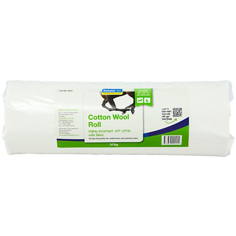 Cotton Wool Roll 375g | Kelato - Active Equine