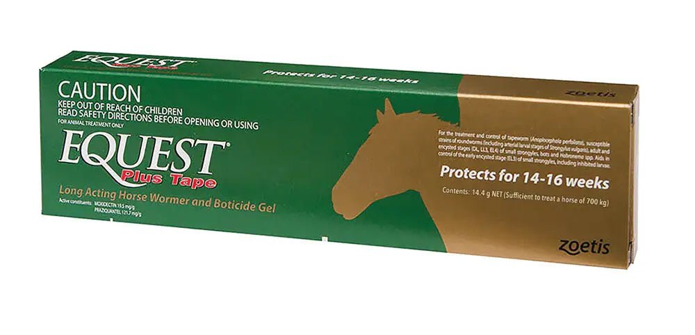 Equest Plus Tape Long Acting Horse Wormer and Boticide Gel 14.4g ...