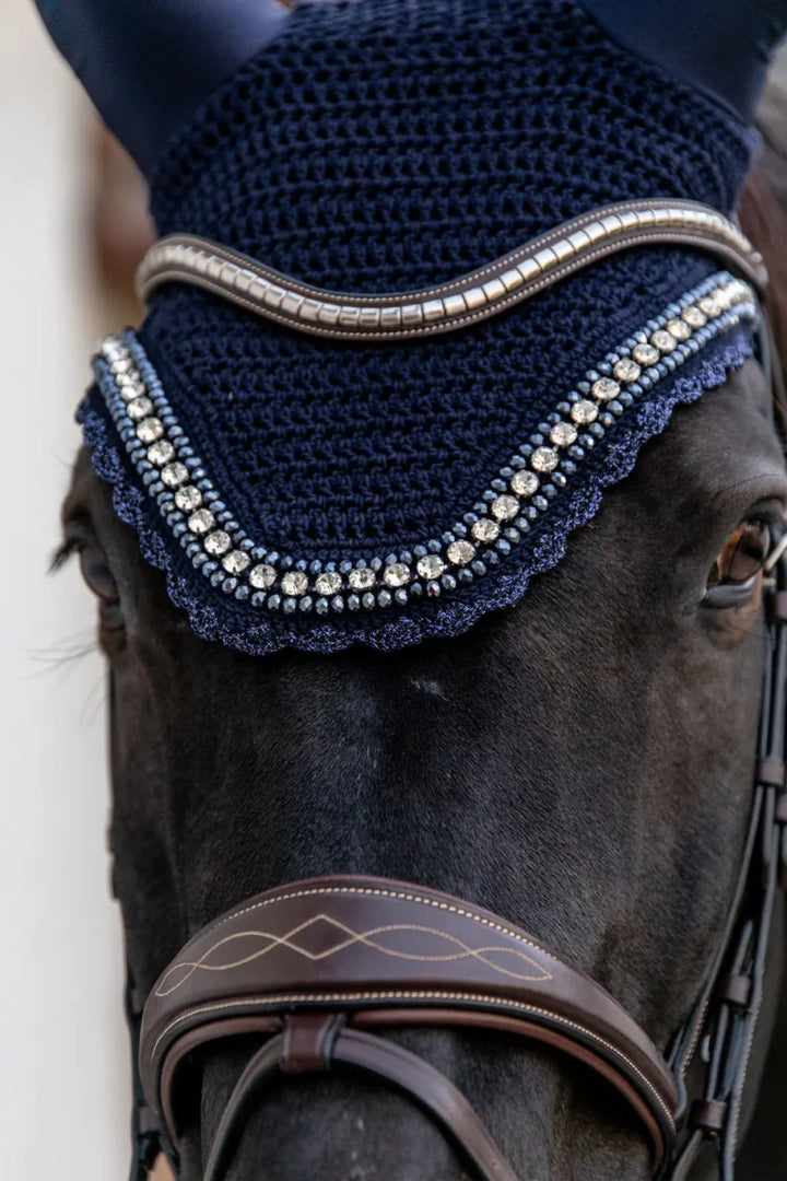 Fly Veil Wellington Big Stone and Pearl Soundless | Kentucky - Active Equine