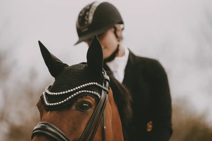 Fly Veil Wellington Big Stone and Pearl Soundless | Kentucky - Active Equine