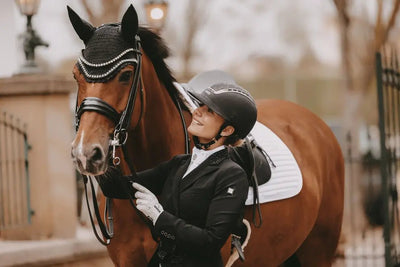 Fly Veil Wellington Big Stone and Pearl Soundless | Kentucky - Active Equine