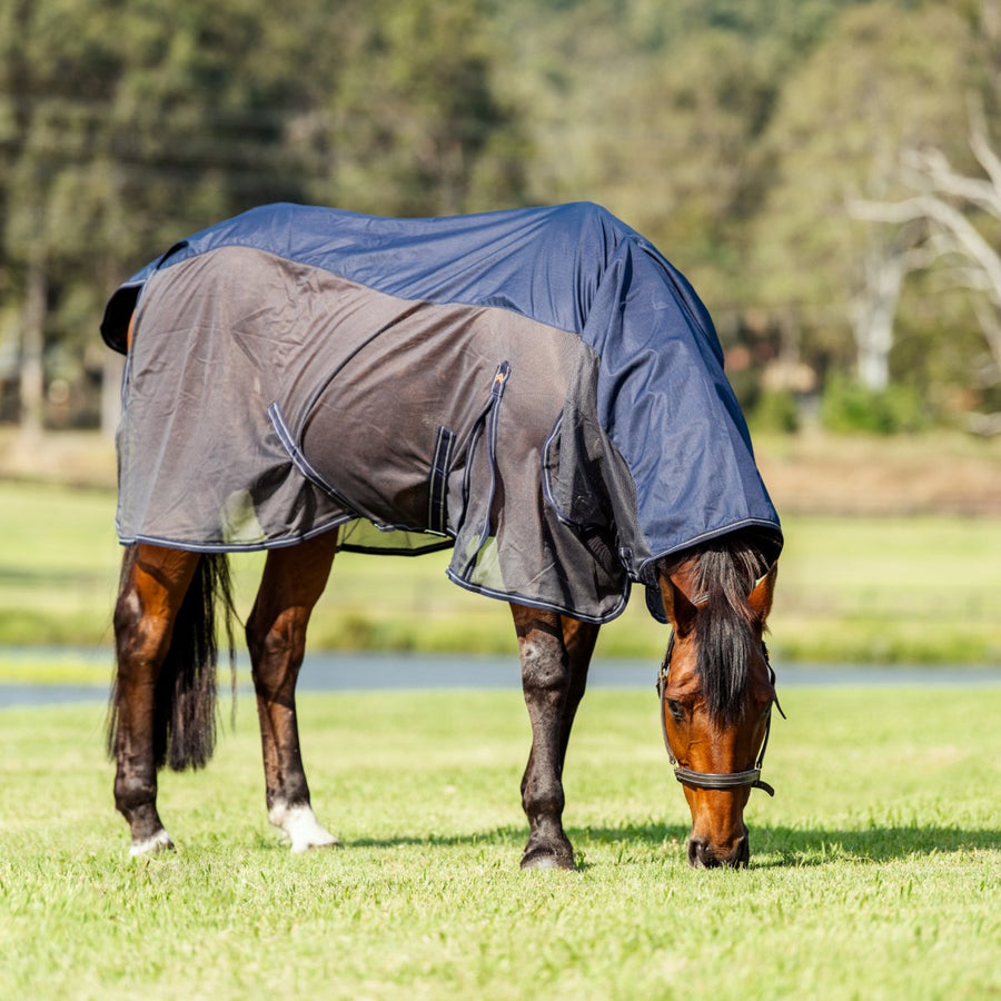 Mesh Crossover Rugs Rainsheet Horse Rug | Hybrid Combo Rug 600D – Active Equine