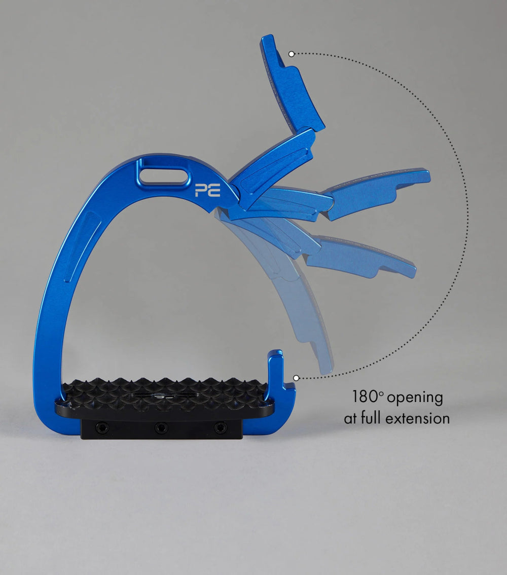 PEI Intego Duo Safety Stirrups | Blue - Active Equine