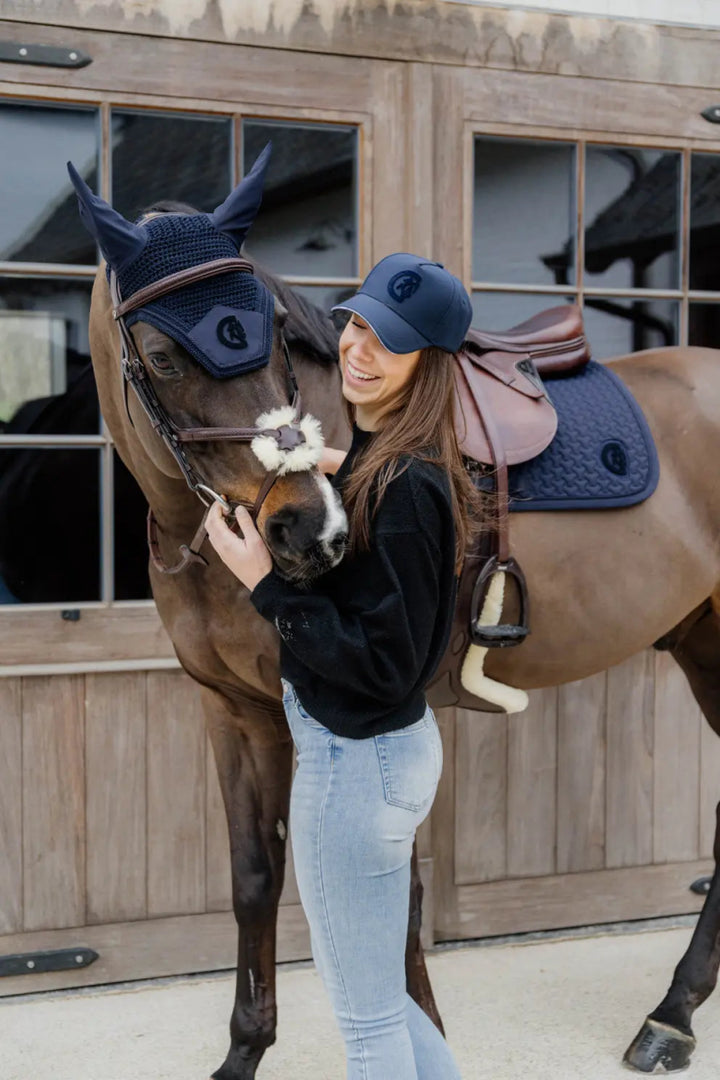 Saddle Pad Plaited 3D Logo Jumping | Kentucky Horsewear - Active Equine