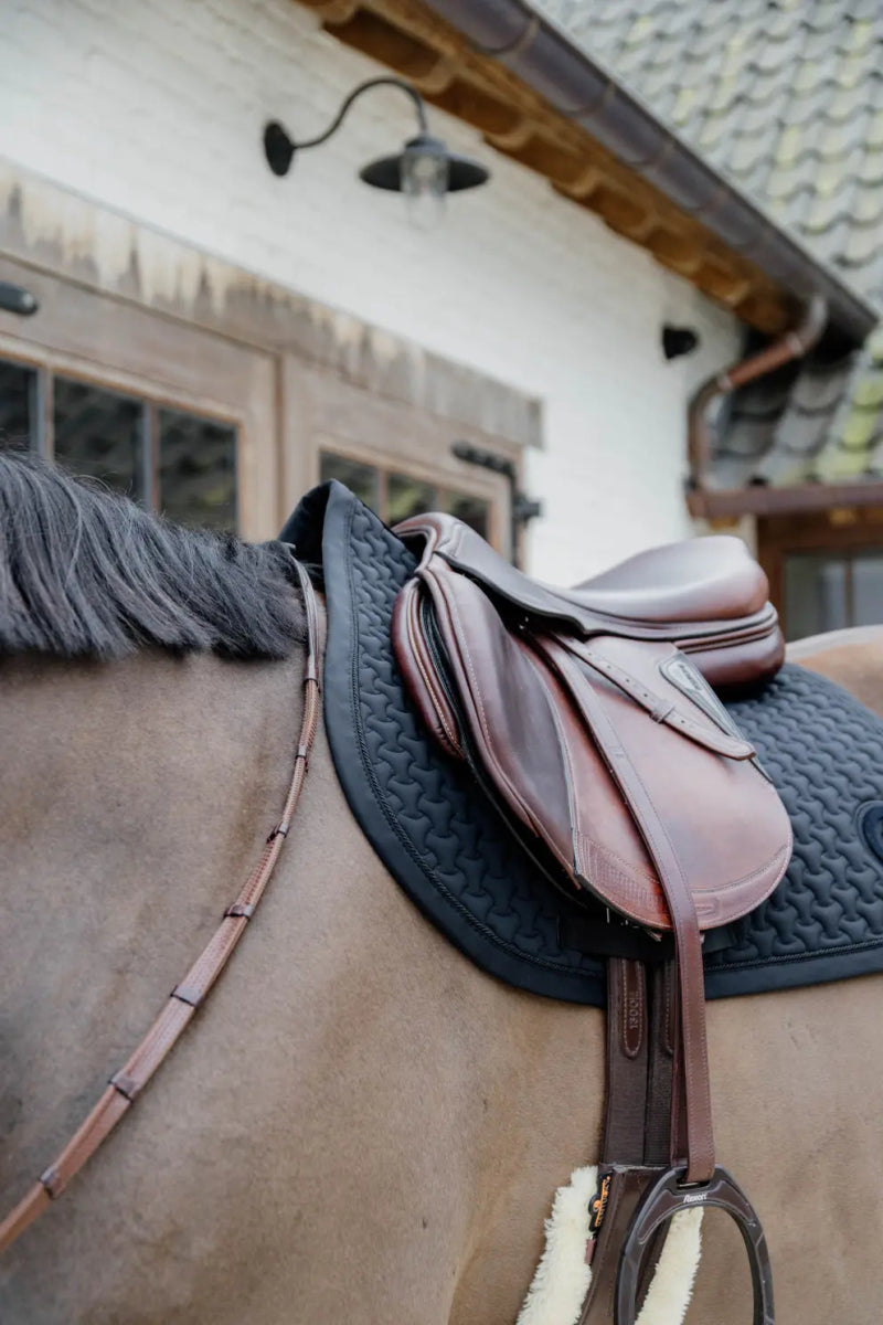 Saddle Pad Plaited 3D Logo Jumping | Kentucky Horsewear - Active Equine